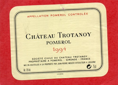 Pomerol etiquette chateau - pomerol,