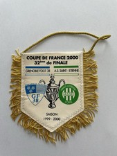 Fanion Football Foot Gf38 Grenoble ASSE  Ligue 1 1ere Division Coupe De France