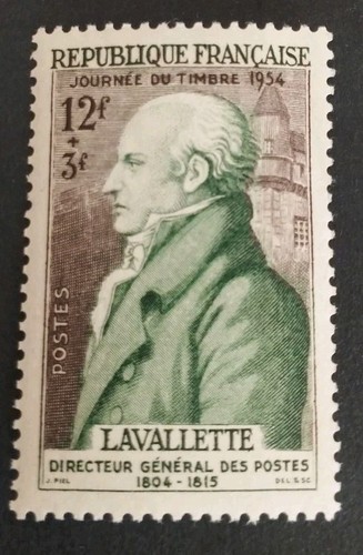 France timbre 969 lavalette - timbre,