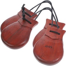  Castagnettes à Percussion en bois, 2 pièces, Instruments de Percussion