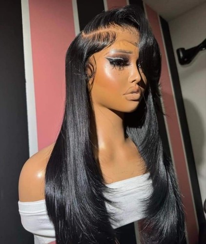 Perruque cheveux humains 13x4 - cheveux,