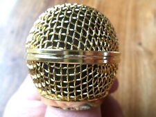 Grille DORE pour micro Shure Beta 58 ou SM 58 / RK 265 G GOLD