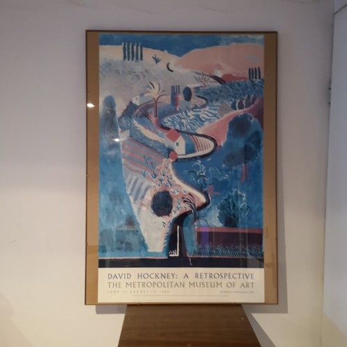 Rare affiche david hockney - david,