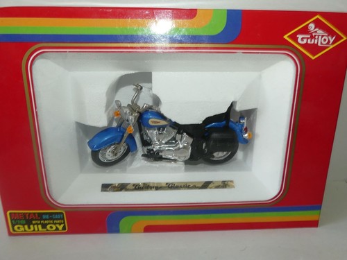 Moto custom classic bleu - moto,
