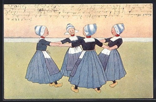 Carte postale artiste - carte, d'artiste