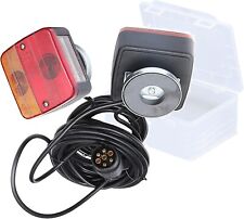 Feux arrière de remorque, câble 7m50, valisette rangement, fixation magnétique