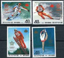 Timbres Sports d'hiver JO