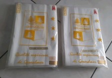 2 DRAPS ANCIEN EN TOILE DE