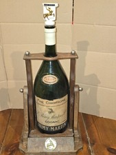 REMY MARTIN COGNAC Fine Champagne V.S.O.P bouteille vide 3 litres + support bois