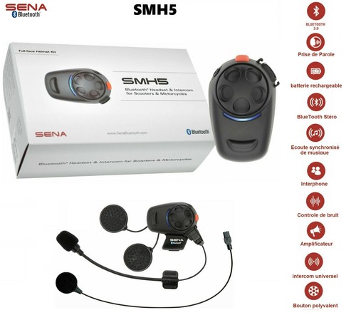 Sena kit bluetooth smh5 solo - sena,