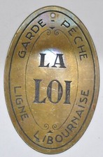 Plaque métier libourne - métier,