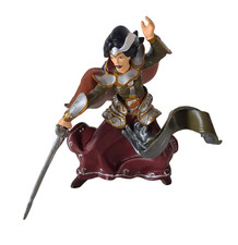Figurine Prêtresse a l'épée PAPO 2006 Fantastique & Médiéval 38934