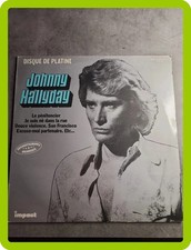Disque vinyle 33t JOHNNY HALLYDAY DISQUE DE PLATINE ÉDITION IMPACT