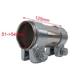 Manchon Pour raccordement Tuyaux D'échappement DIAMETRE 54mm / LONGUEUR 125 mm
