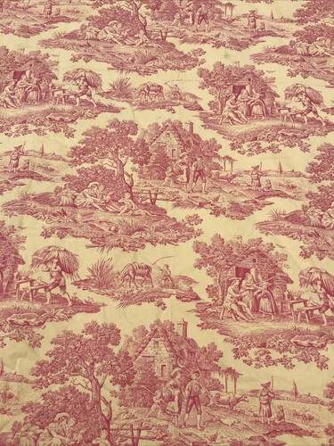 Toile jouy drape morning - jouy,