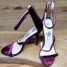 Chaussure de soirée Bordeaux, talon aiguille 12cm, nu pied 