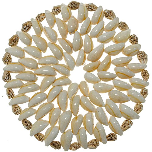 Sous verre rond coquillages - sous-verre,