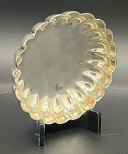 Coupelle art déco en métal argenté Wiskemann Belgique Ø9 cm