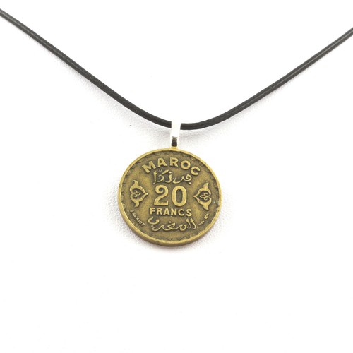 Collier pièce monnaie - collier,