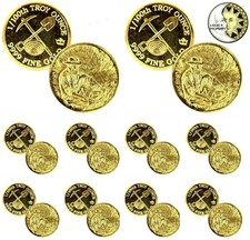 LOT 10 X 1/100 OZ MONARCH