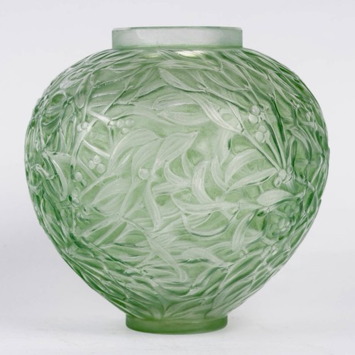 Vase gui verre patine - vase,