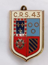 Insigne   De La CRS 43 fabricant Drago 