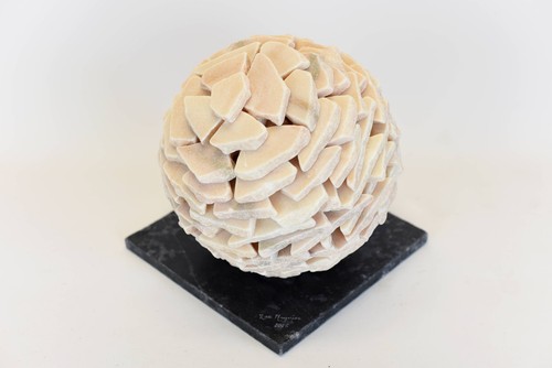 Sculpture marbre blanc - en,