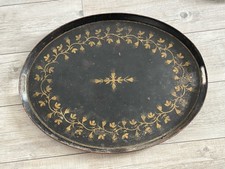 Ancien Plateau en tôle peinte