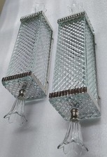 Paire d'appliques murales art