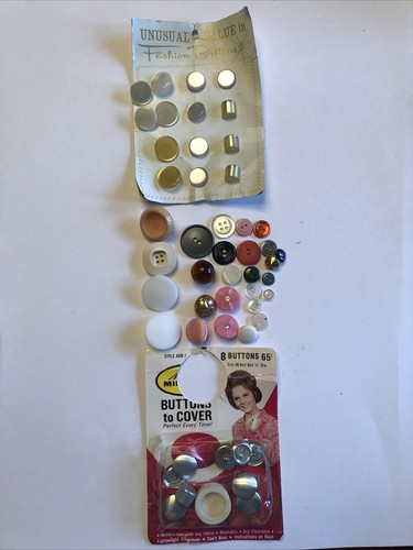 Vintage buttons assortment - vintage,