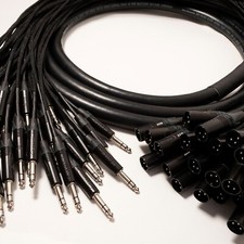 Van Damme Noir Series Multicore Loom Scene Câble Multipaire Symetrique Trs Mâle