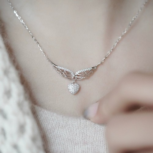 Collier femme ailes - 💖,