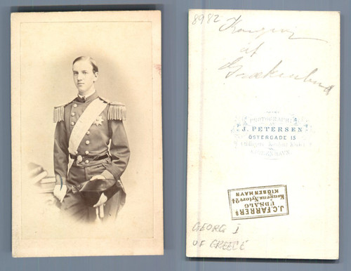 George ier grece cdv - george,