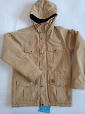 Carhartt WIP Coat MENTOR Jacket Parka Duck Hamilton Brown Medium manteau homme