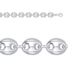 Chaîne maille grain de café