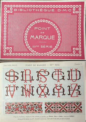 Broderie dmc point de marque - broderie,