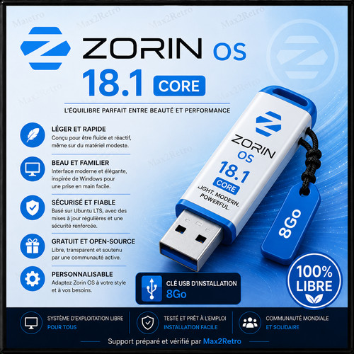 Clé usb zorin - clé, 18.1