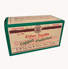 Boîte Medic Pour Anesthésie Ether Reproduction US GI WW2 WWII Medic Vintage