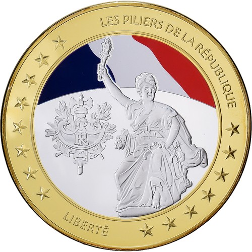France médaille les piliers - médaille,,