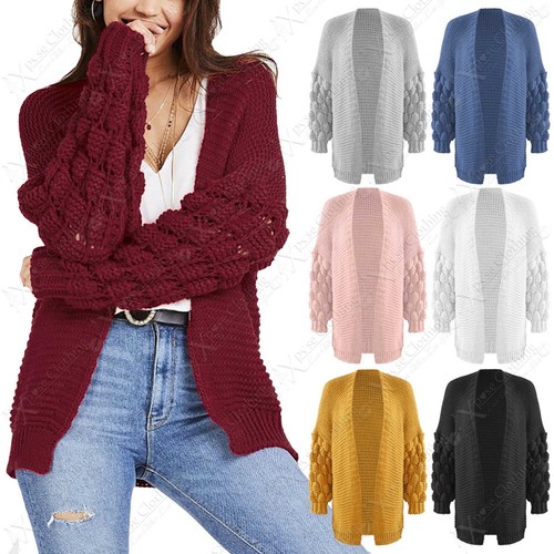 Nouveau cardigan femme manches