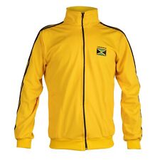 Rasta Reggae Héritage Veste Jamaica Drapeau Zipup Pull Jogging Homme Long Manche
