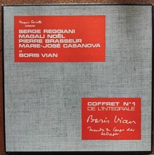 COFFRET N° 1 BORIS VIAN MEMBRE DU CORPS DES SATRAPES 3 DISQUES 33 TOURS