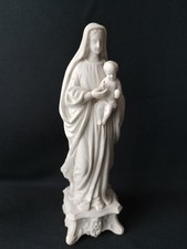 Statue vierge en biscuit