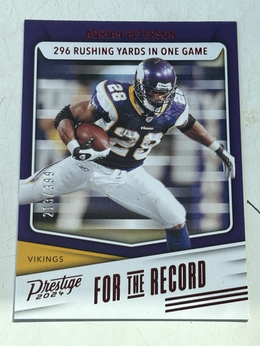 Adrian peterson 2024 panini - peterson,