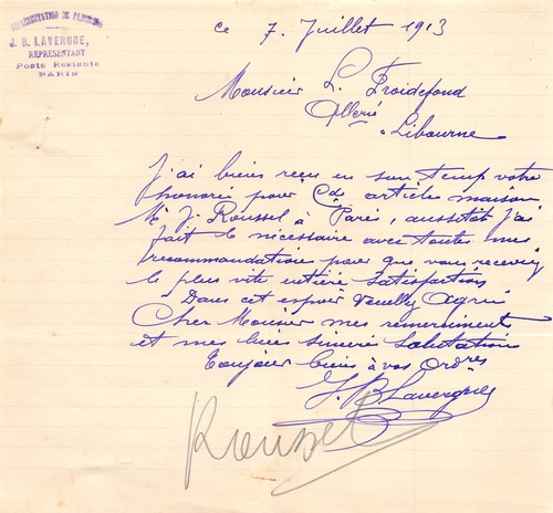 1913 lavergne paris m - lavergne, a