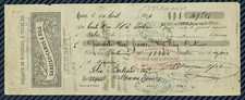 Billet à ordre - GARSIAU-CAMUS, fabrique de mouchoirs à CHOLET - 1876 