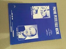 Partition Claude François " Pauvre petite fille riche "