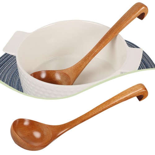 Louche soupe bois - louche,