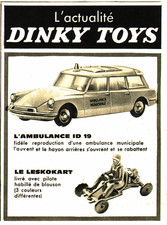 PUB  MINIATURE " DINKY TOYS "