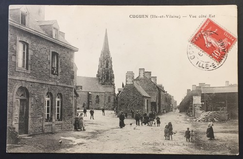 Cpa cuguen vue côté - 35,,